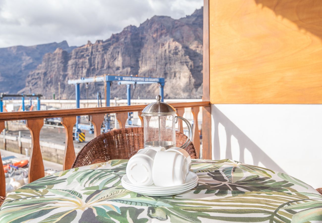 Apartment in Santiago del Teide - Apartment in Lanzarote with views of 