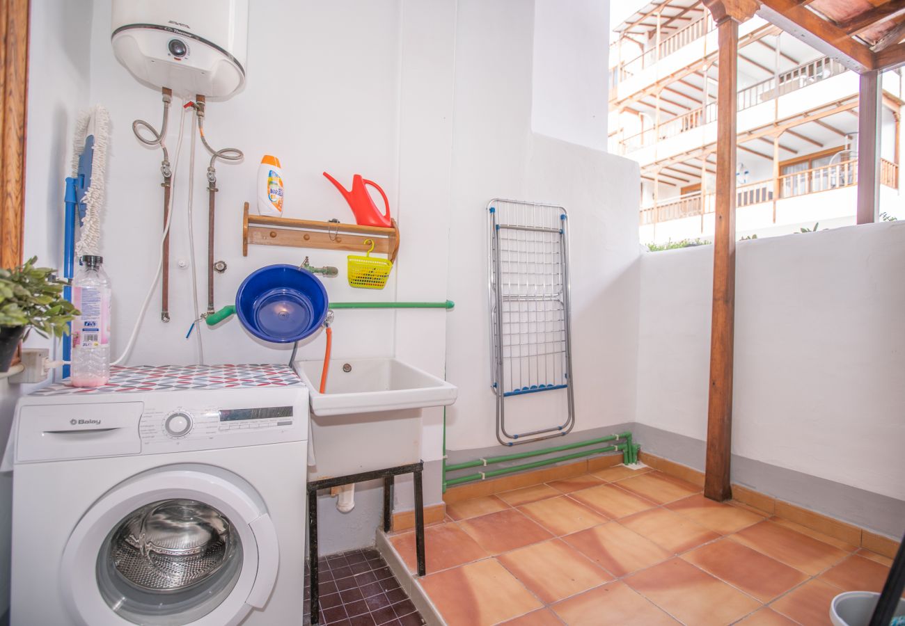 Apartment in Santiago del Teide - Apartment in Lanzarote with views of 