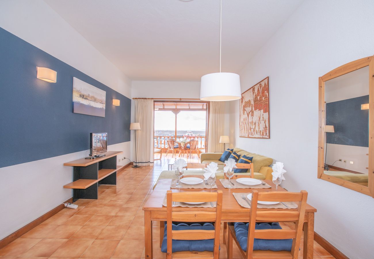 Apartment in Santiago del Teide - Apartment in Lanzarote with views of 