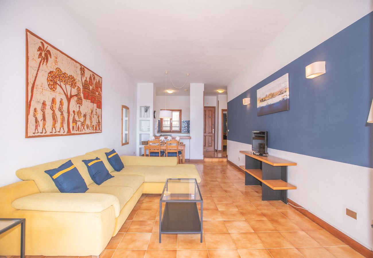 Apartment in Santiago del Teide - Apartment in Lanzarote with views of 
