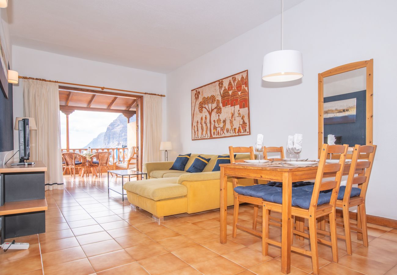 Apartment in Santiago del Teide - Apartment in Lanzarote with views of 