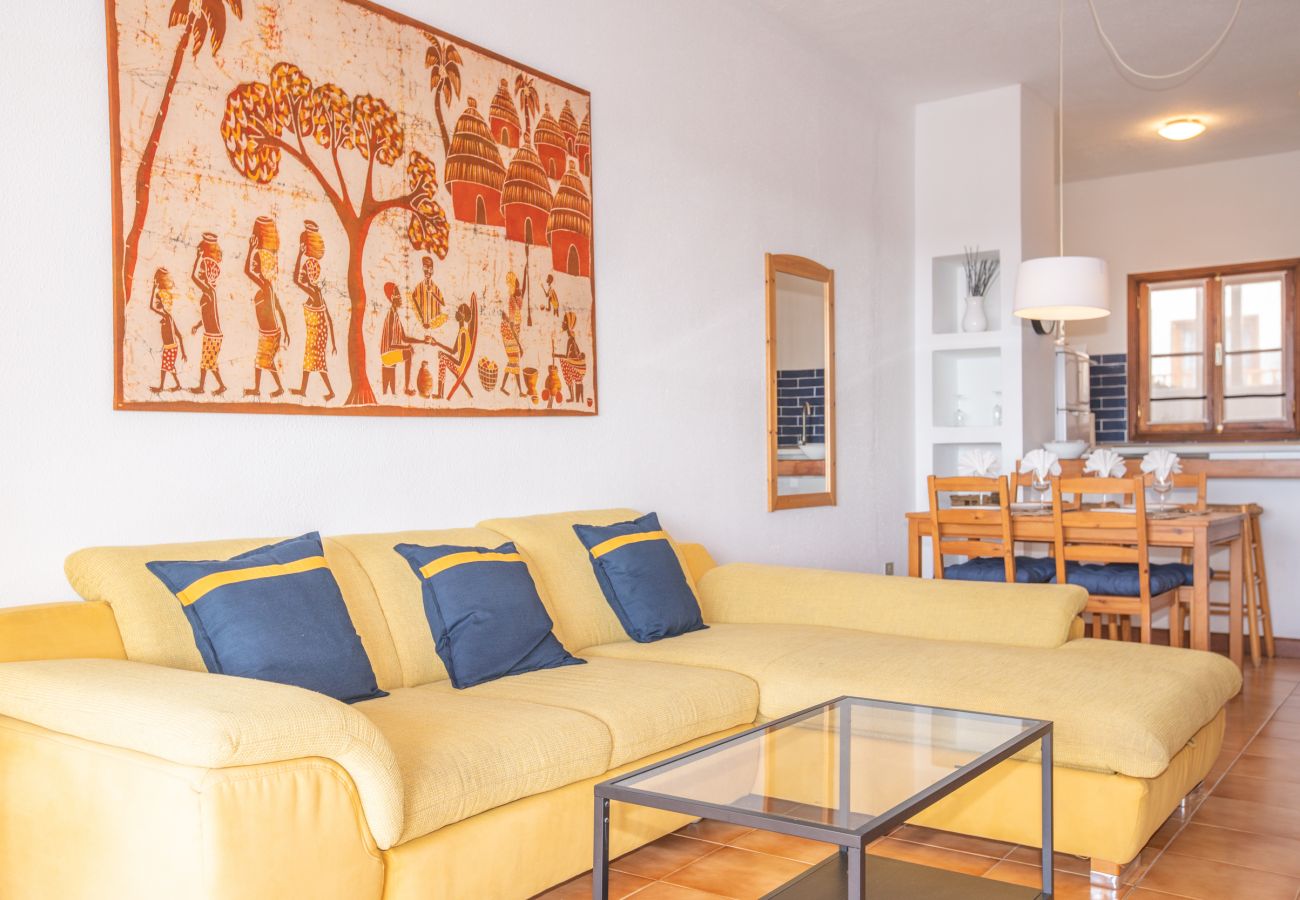 Apartment in Santiago del Teide - Apartment in Lanzarote with views of 