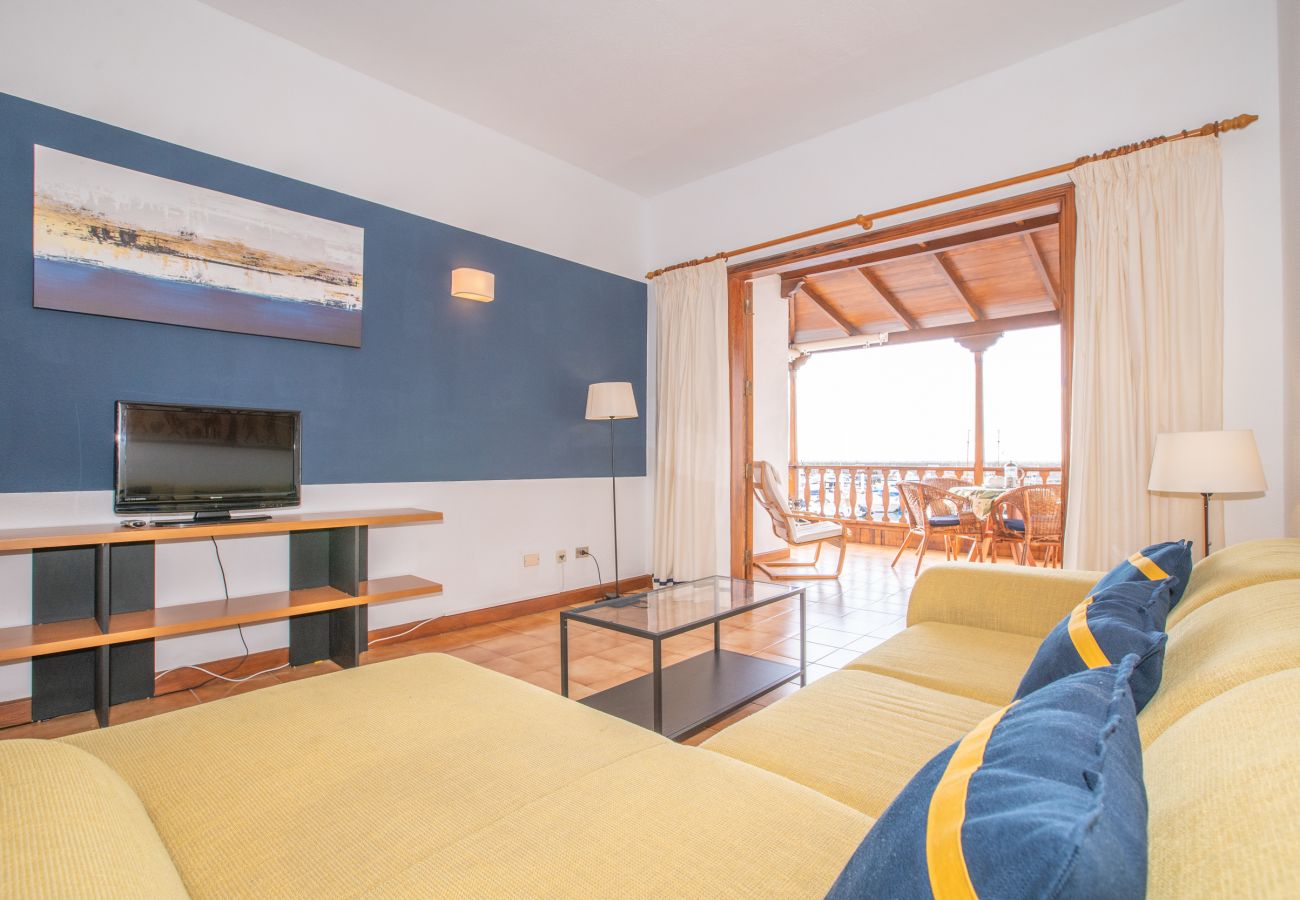 Apartment in Santiago del Teide - Apartment in Lanzarote with views of 