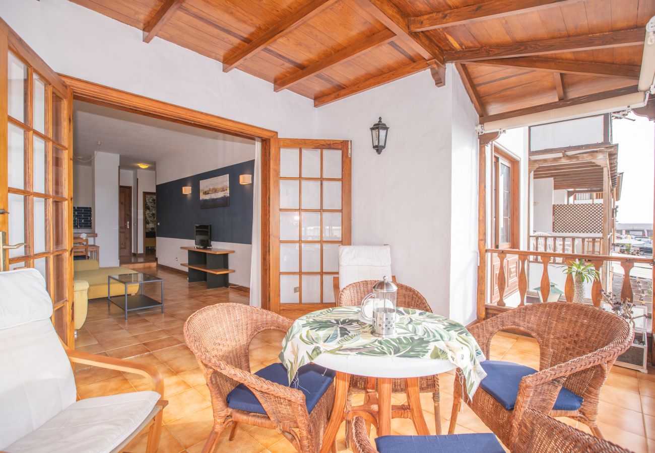 Apartment in Santiago del Teide - Apartment in Lanzarote with views of 