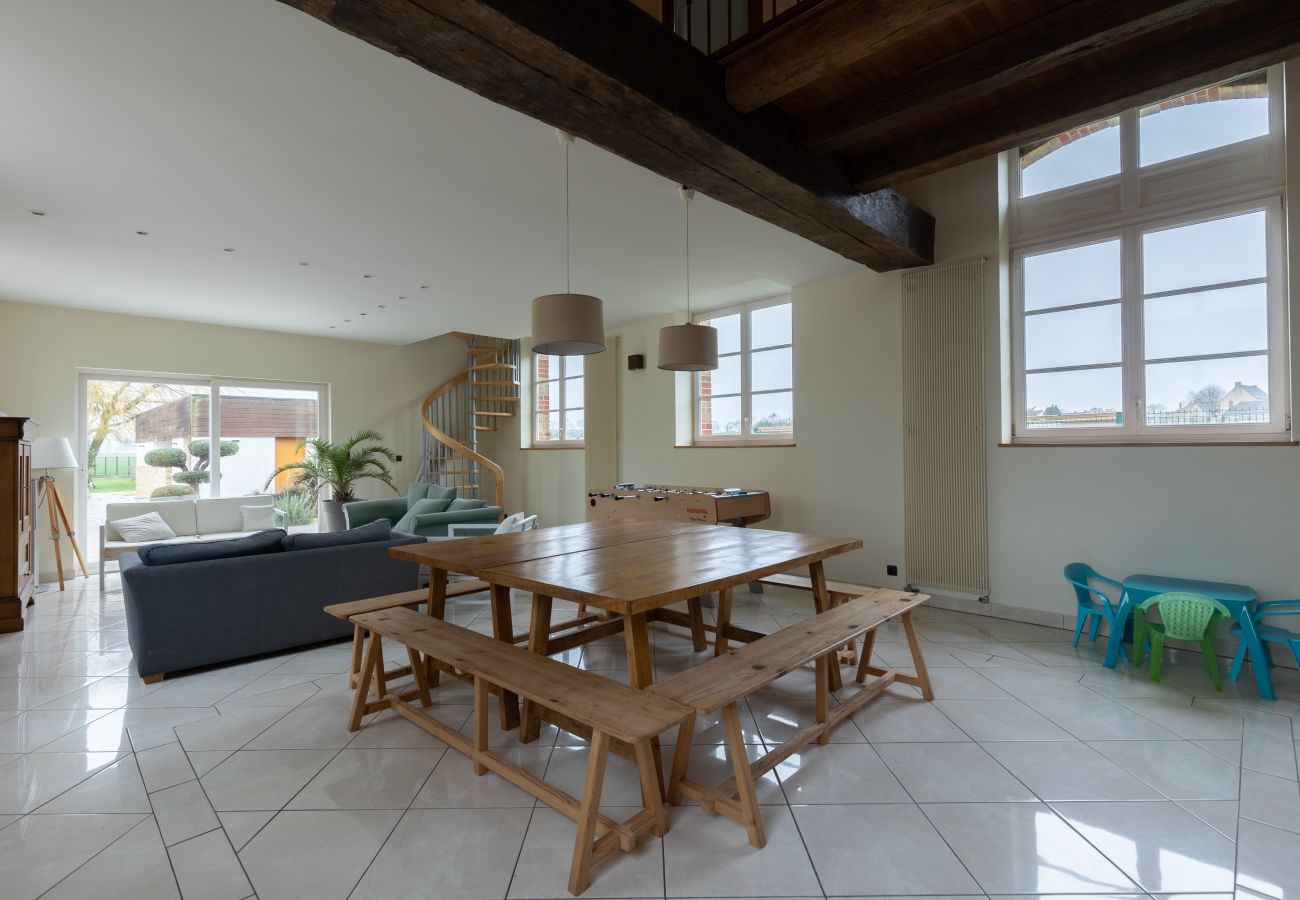 Villa in Teillé - L'Ecolière - Piscine - 14 pers. - Rêve au Mans
