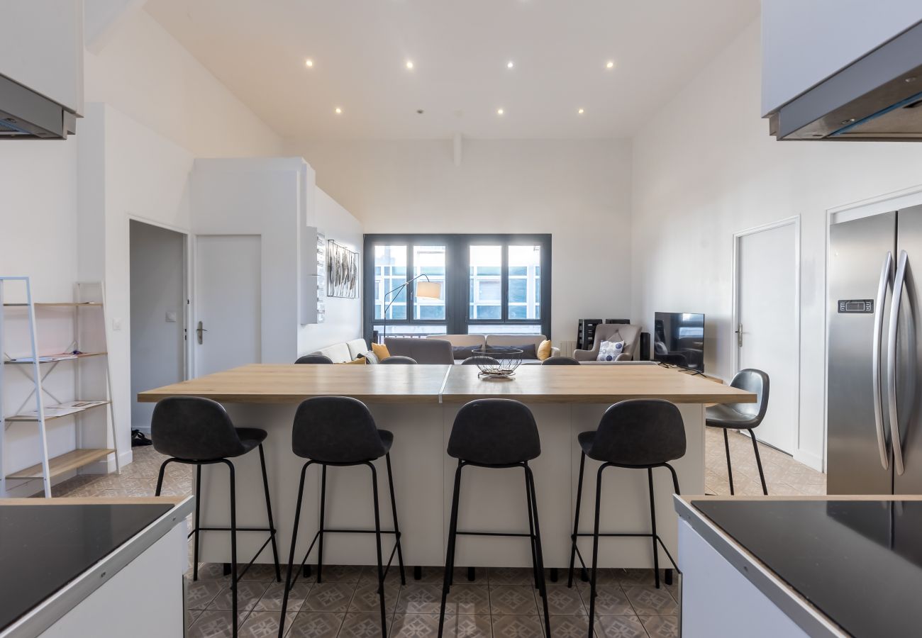 Apartment in Le Mans - Le Galant - Terrasse - 16 pers. - Rêve au Mans