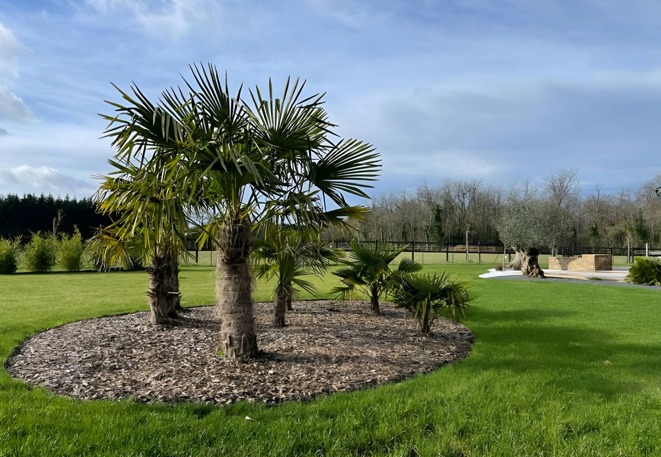 Villa in Saint-Corneille - Le Yucca Spa - Jacuzzi - 8p - Rêve au Mans 