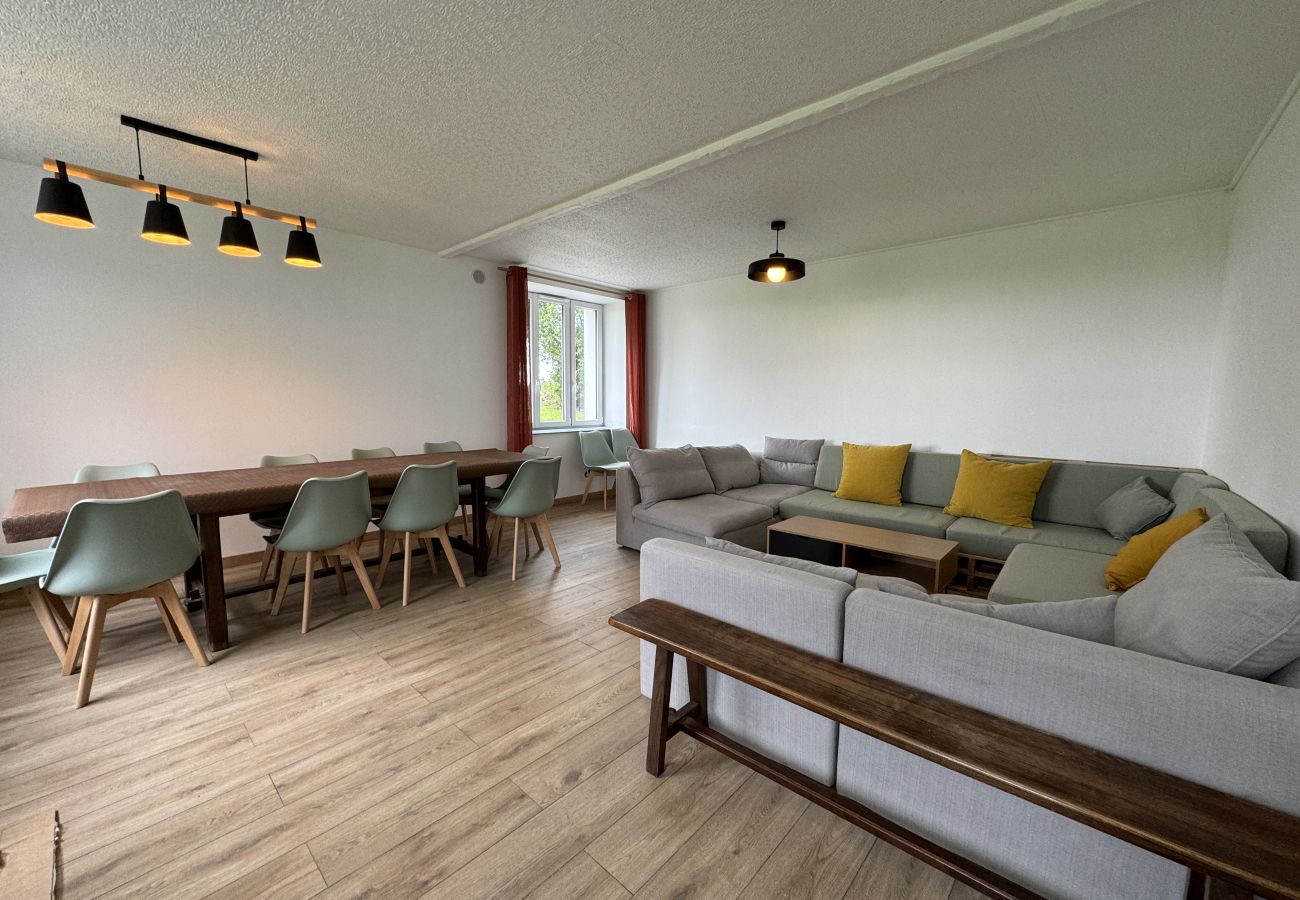 Cottage in Saint-Vincent-du-Lorouër - La Paquerie - Gîte - Campagne - 12 pers - Rêve au Mans