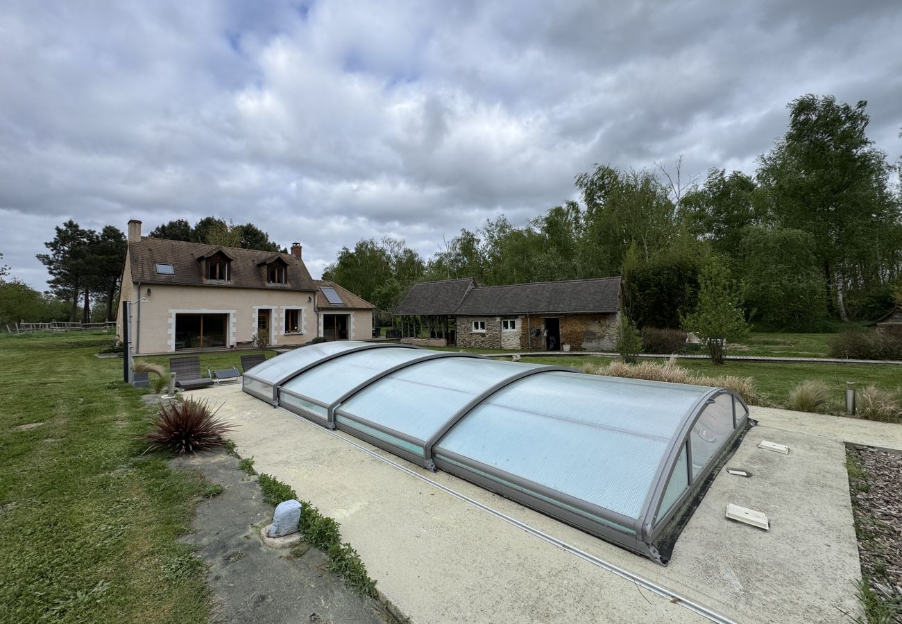House in Roézé-sur-Sarthe - La Parenthèse Verte - 8pers - Piscine - Rêve au Mans