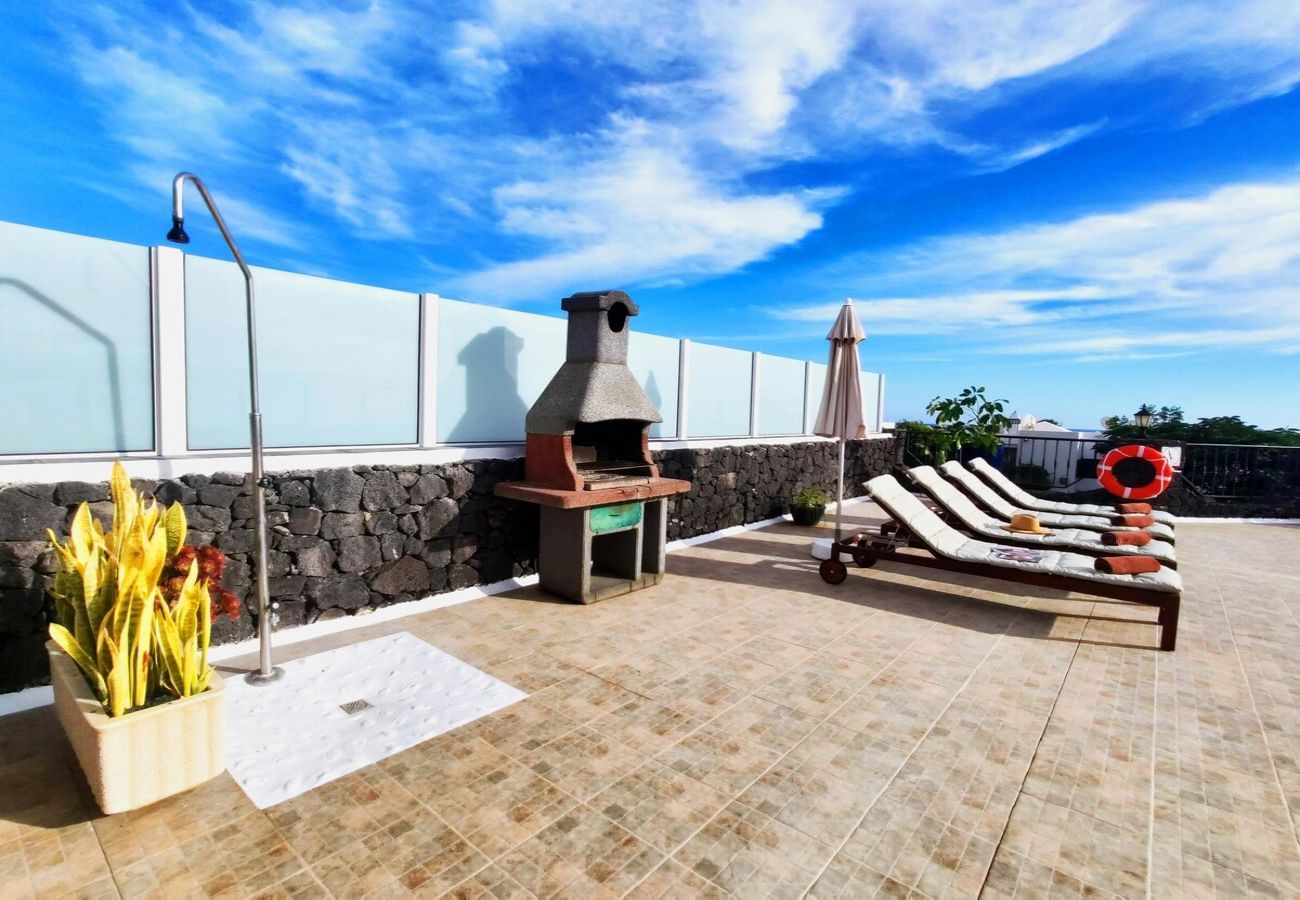 Villa à Tías - Villa 21, luxueuse villa avec piscine chauffée 