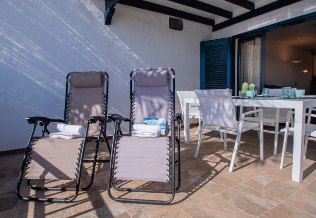 Maison à Playa Blanca - La niña bonita - villa au bord de la piscine avec vue sur la mer Maison à Playa Blanca - La niña bonita - villa au bord de la piscine avec vue sur la mer