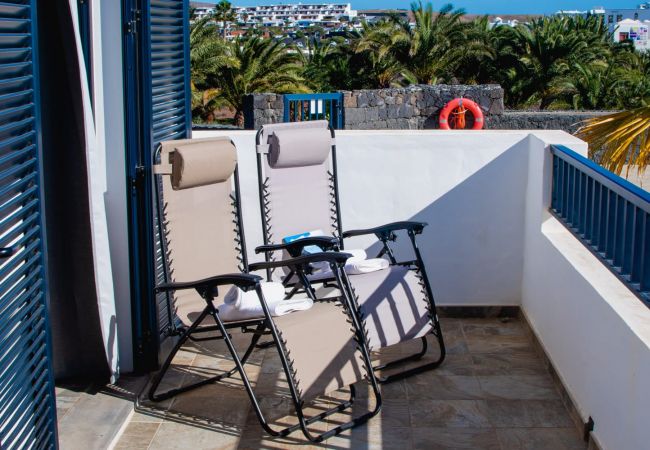 Maison à Playa Blanca - La niña bonita - villa au bord de la piscine avec vue sur la mer Maison à Playa Blanca - La niña bonita - villa au bord de la piscine avec vue sur la mer