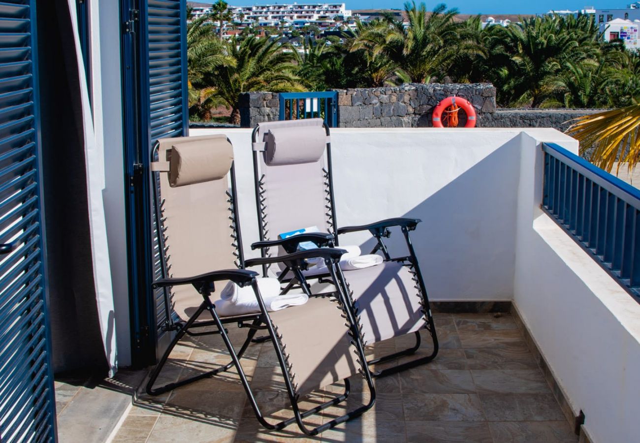 Maison à Playa Blanca - La niña bonita - villa au bord de la piscine avec vue sur la mer