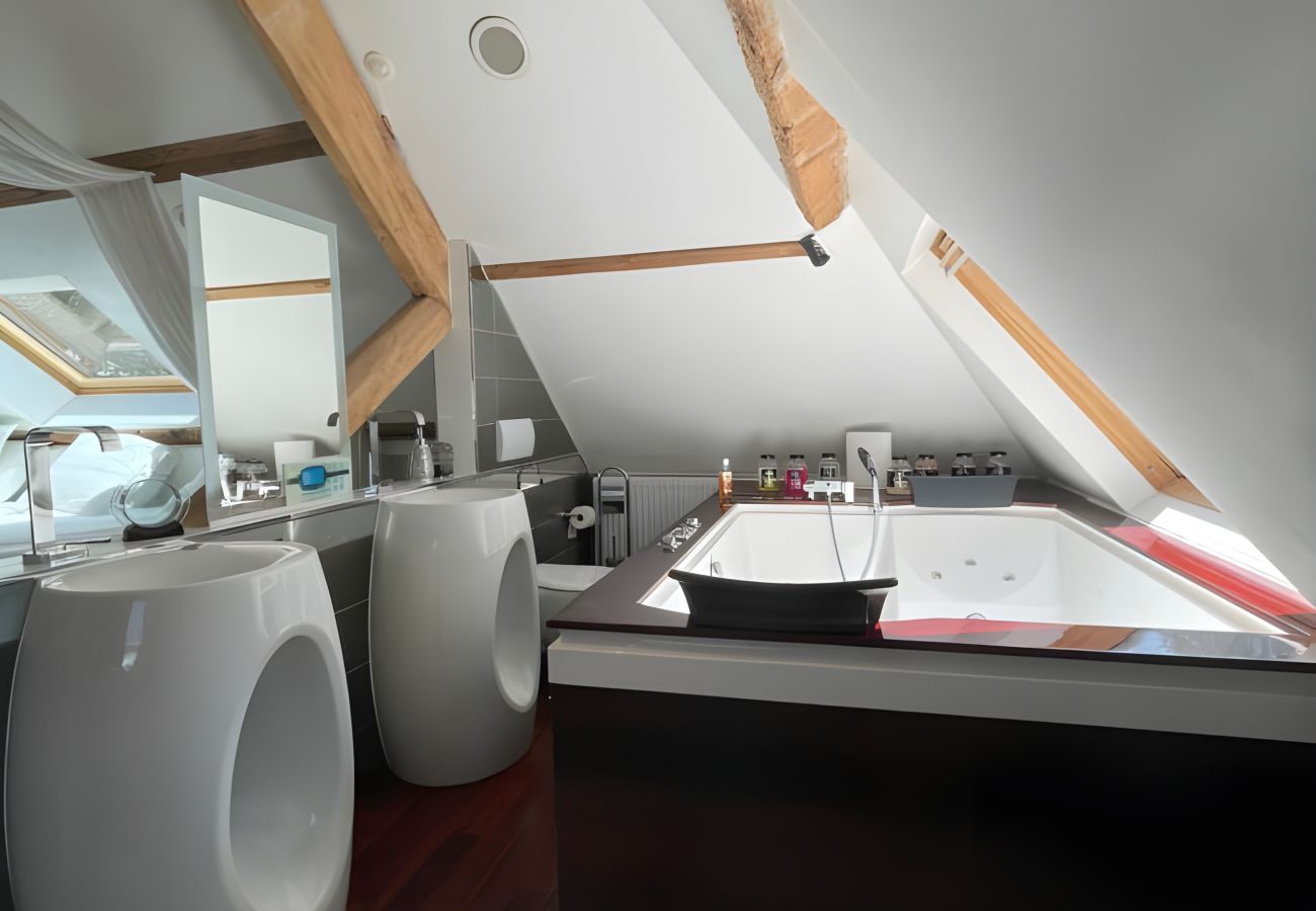 Domaine à Saint-Pavace - Domaine de la Belvaudière - 22 Pers. - Piscine - Luxe -Rêve au Mans