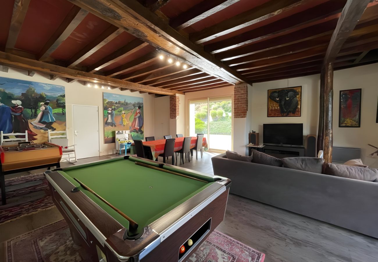 Maison à Thorée-les-Pins - La Grange - Piscine - 15 pers. - Rêve au Mans 