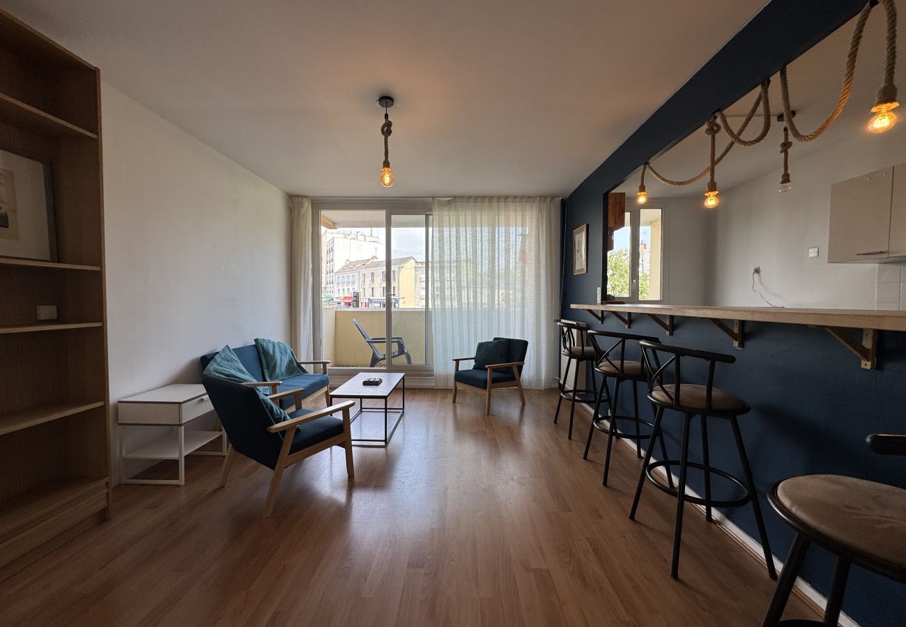 Appartement à Le Mans - Le Bollée - 6pers - balcon - Rêve au Mans
