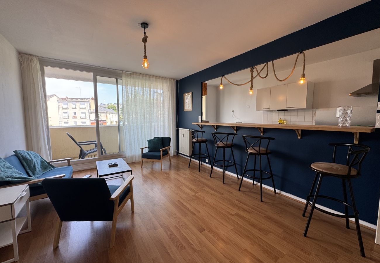 Appartement à Le Mans - Le Bollée - 6pers - balcon - Rêve au Mans