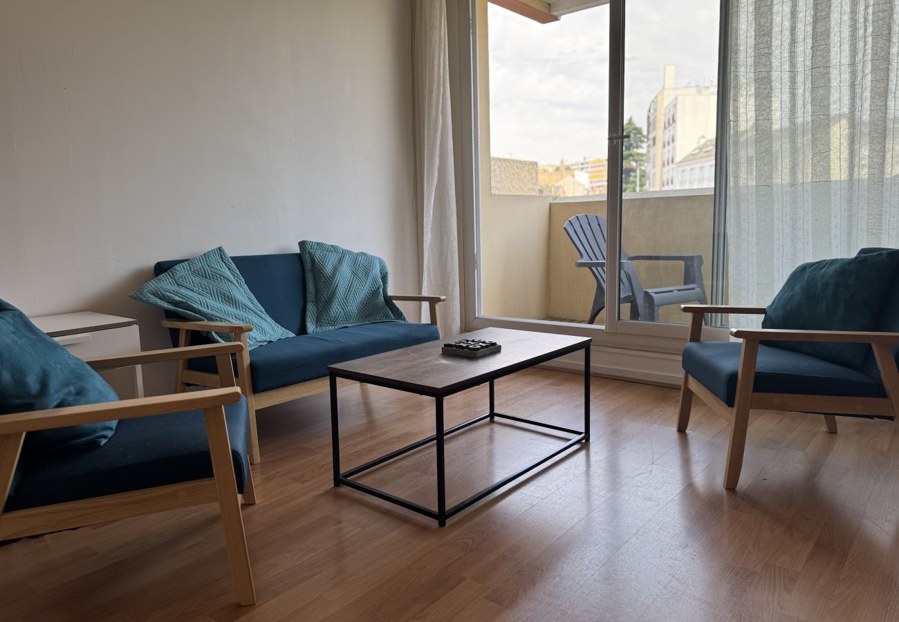 Appartement à Le Mans - Le Bollée - 6pers - balcon - Rêve au Mans